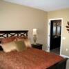 Bedroom of a Model Condo at The Claire at Water Tower, Downtown Chicago, painted by Metro Interiors.